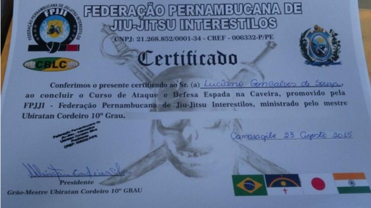 Ubitaran Cordeiro Certificate